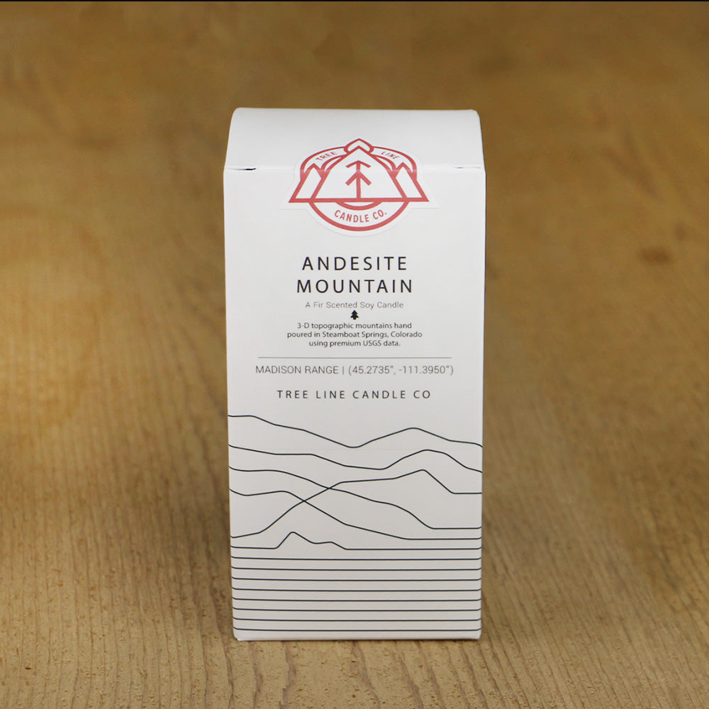 Andesite Mountain Candle