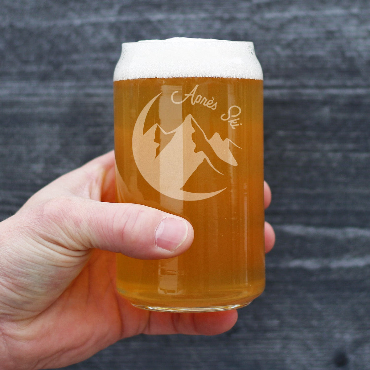 Apres Ski Beer Can Glass (16 oz)