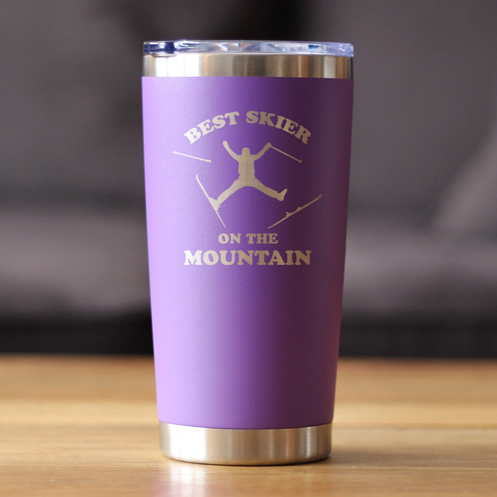 Best Skier On The Mountain Coffee Tumbler (20 oz)