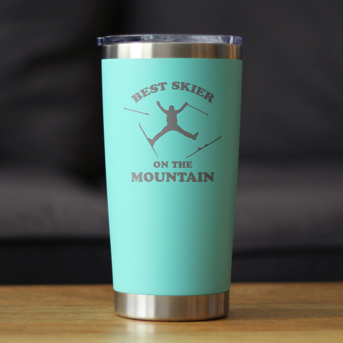 Best Skier On The Mountain Coffee Tumbler (20 oz)