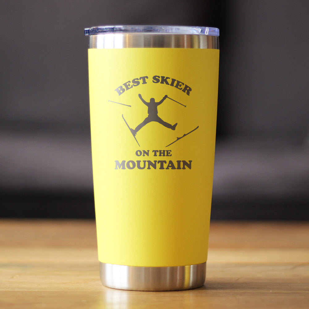 Best Skier On The Mountain Coffee Tumbler (20 oz)