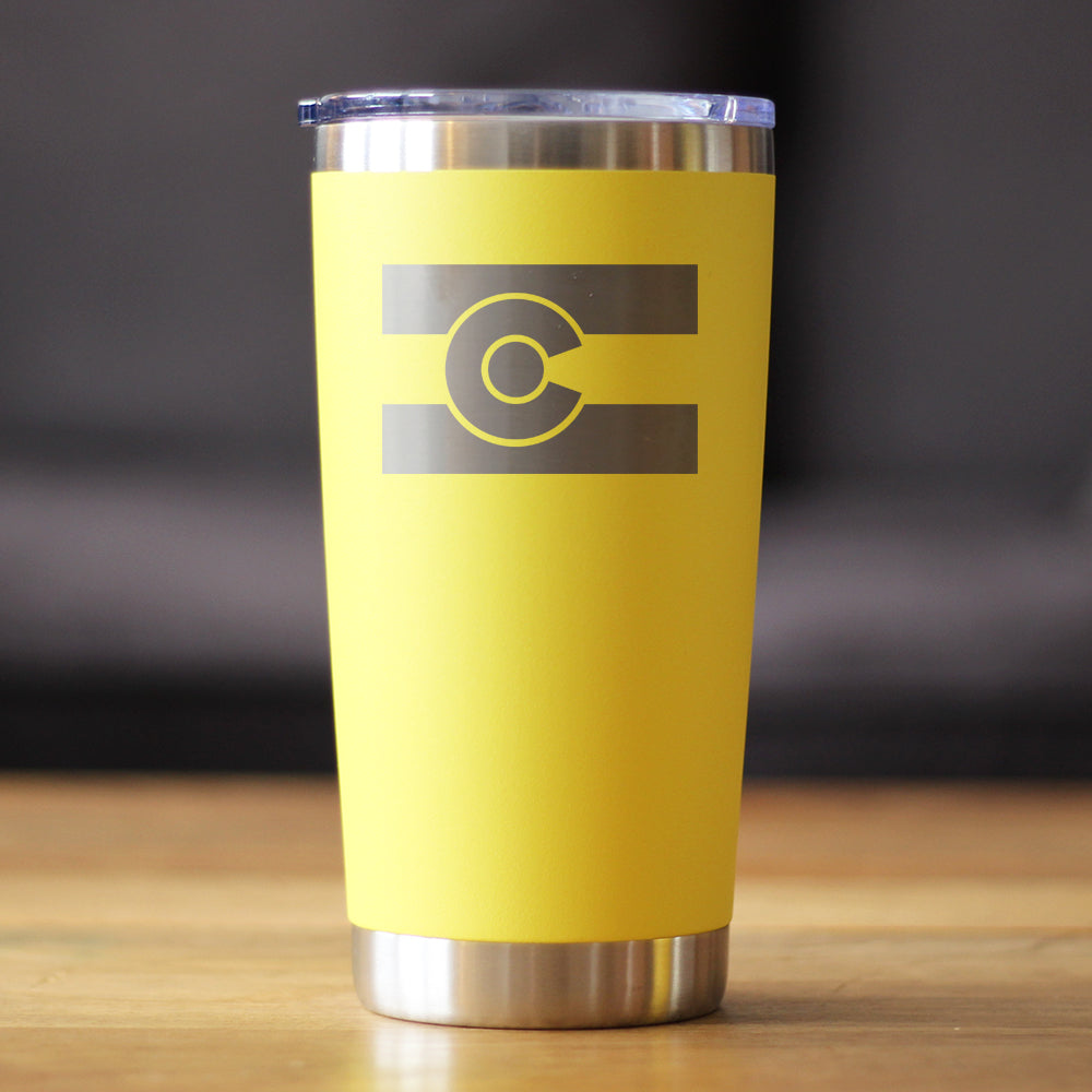 Colorado Flag Coffee Tumbler (20 oz)