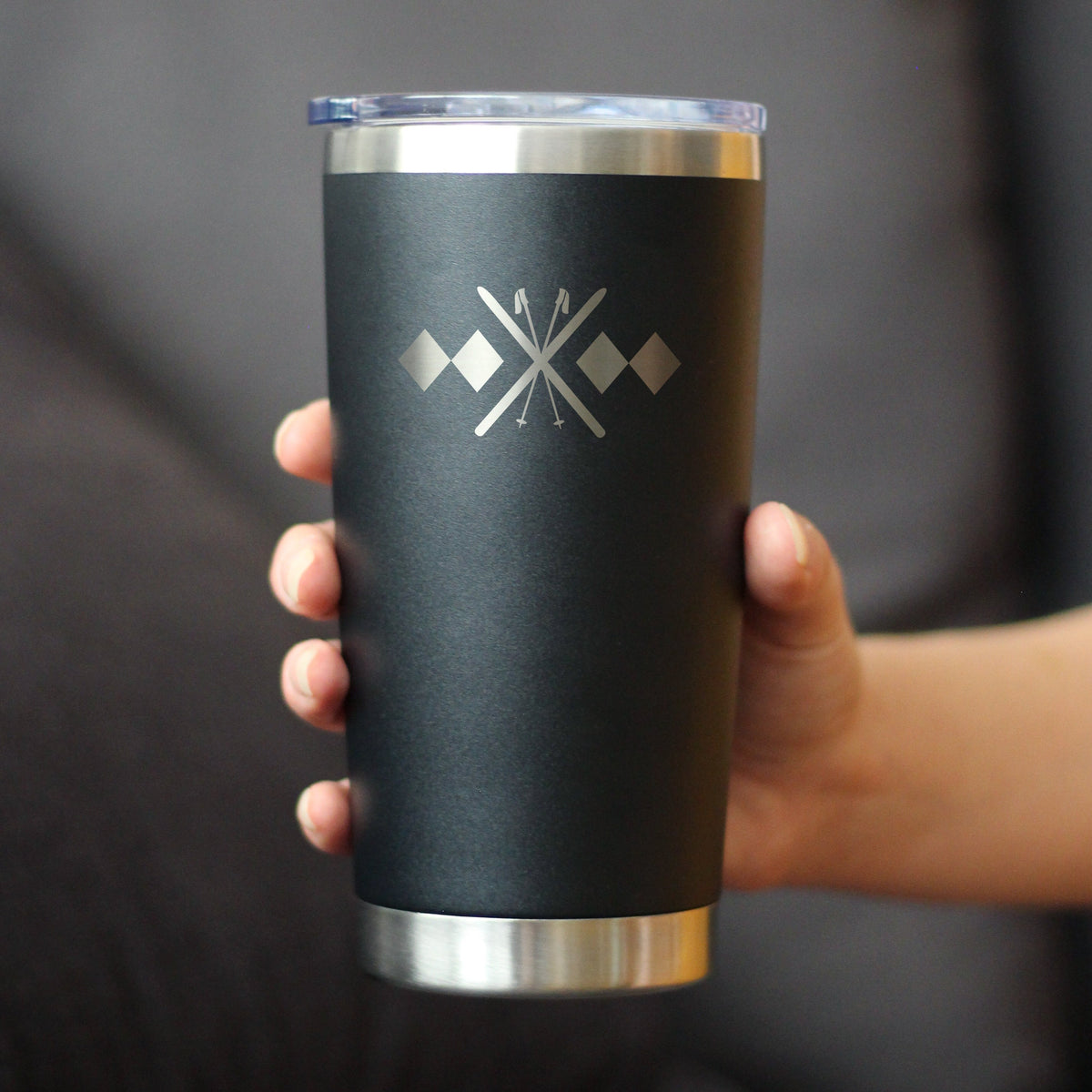 Double Black Diamond Coffee Tumbler (20 oz)