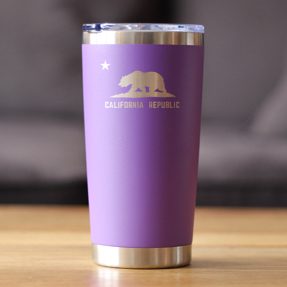 California Flag Coffee Tumbler (20 oz)