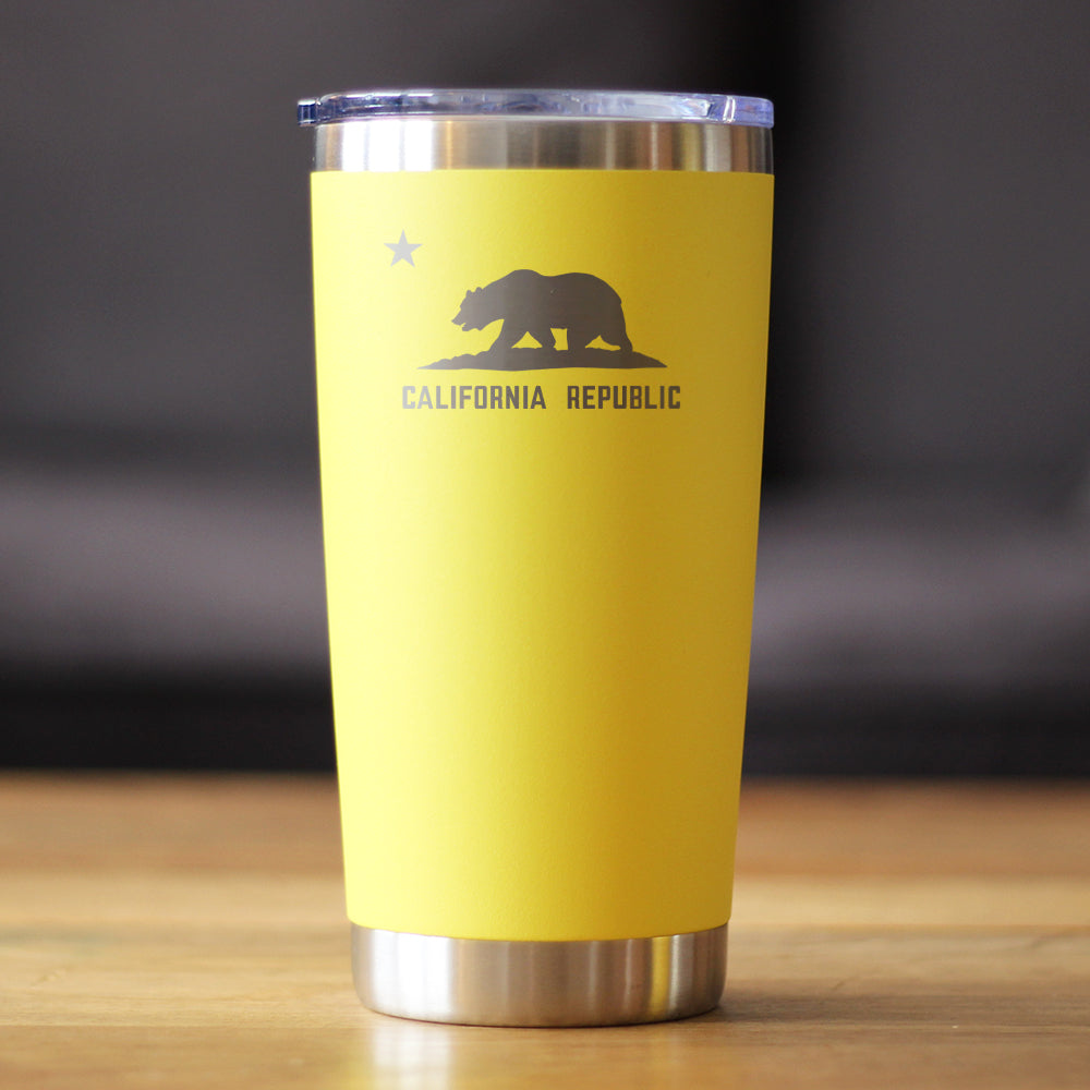 California Flag Coffee Tumbler (20 oz)