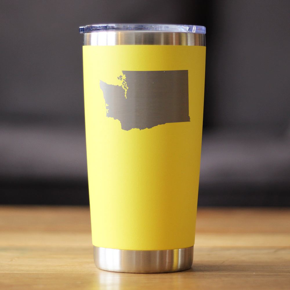 Washington State Outline Coffee Tumbler (20 oz)