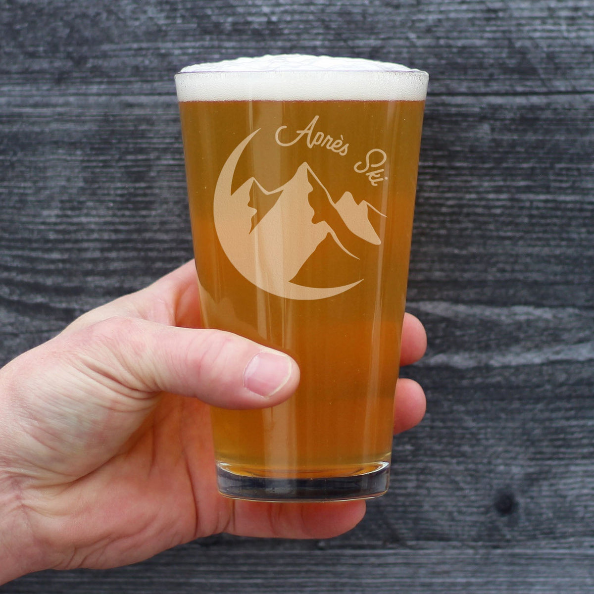 Apres Ski Pint Glass (16 oz)
