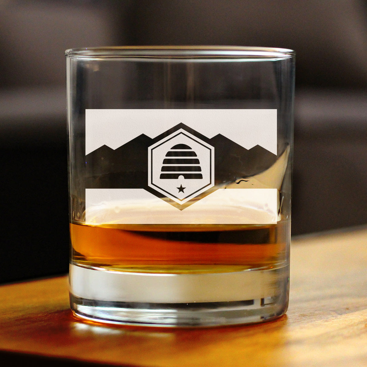 Utah Flag Rocks Glass (10.25 oz)