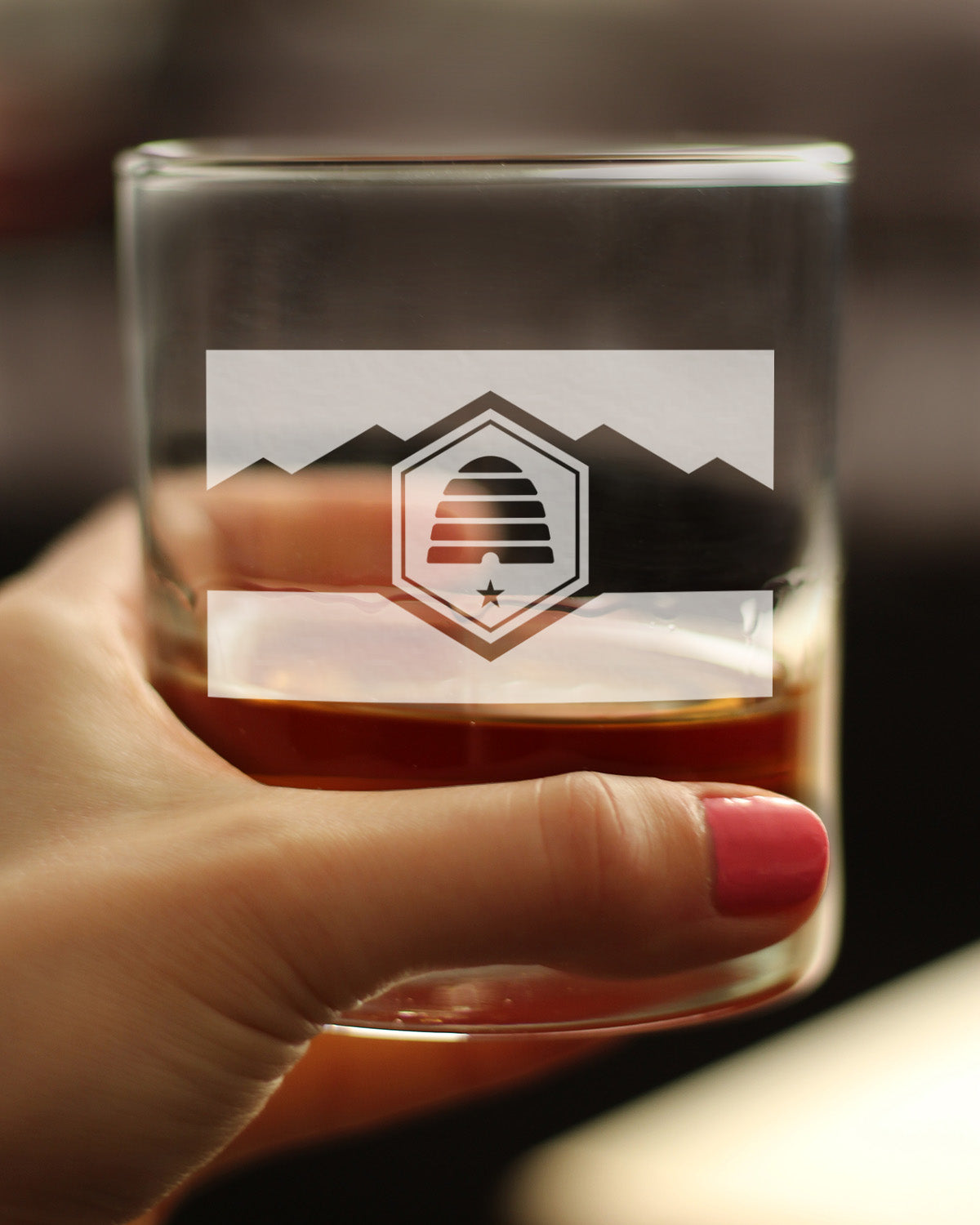Utah Flag Rocks Glass (10.25 oz)