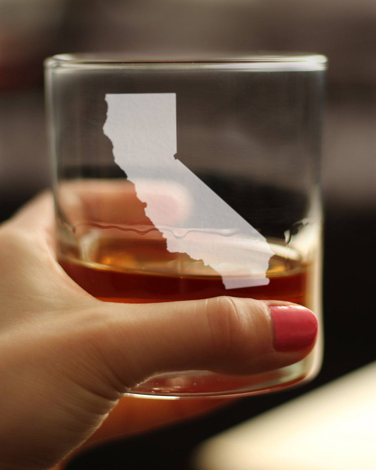 California State Outline Rocks Glass (10.25 oz)