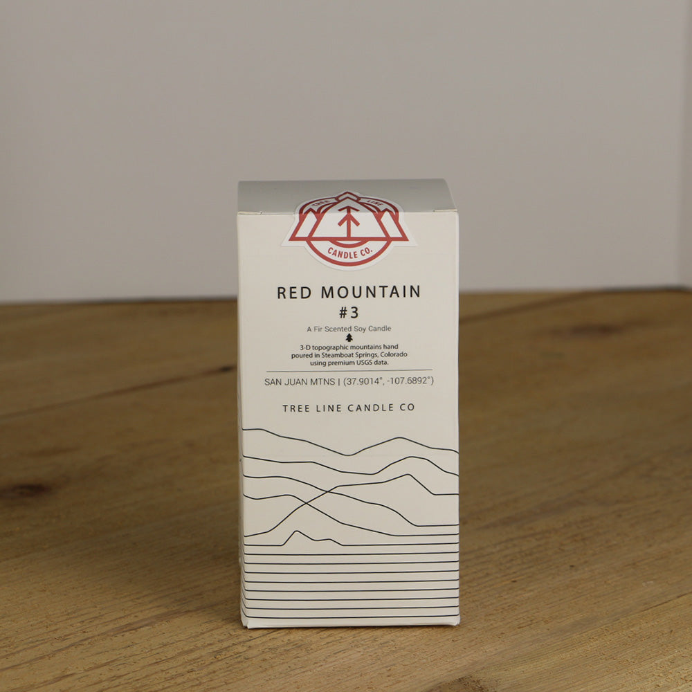 Red Mountain #3 Candle