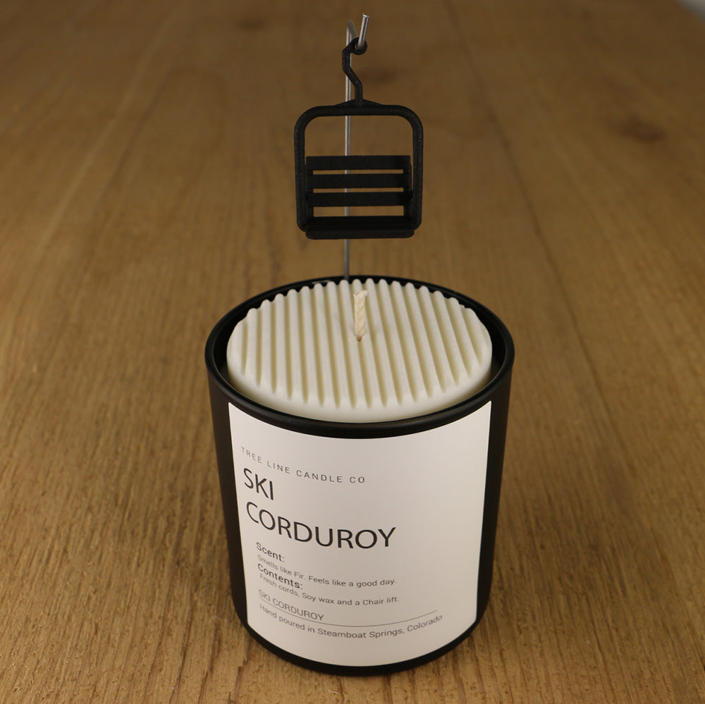 Ski Corduroy Candle
