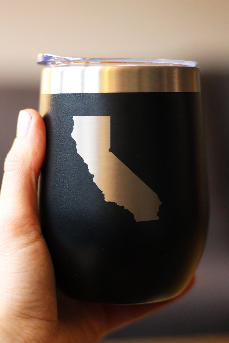 California State Outline Wine Tumbler (12 oz)