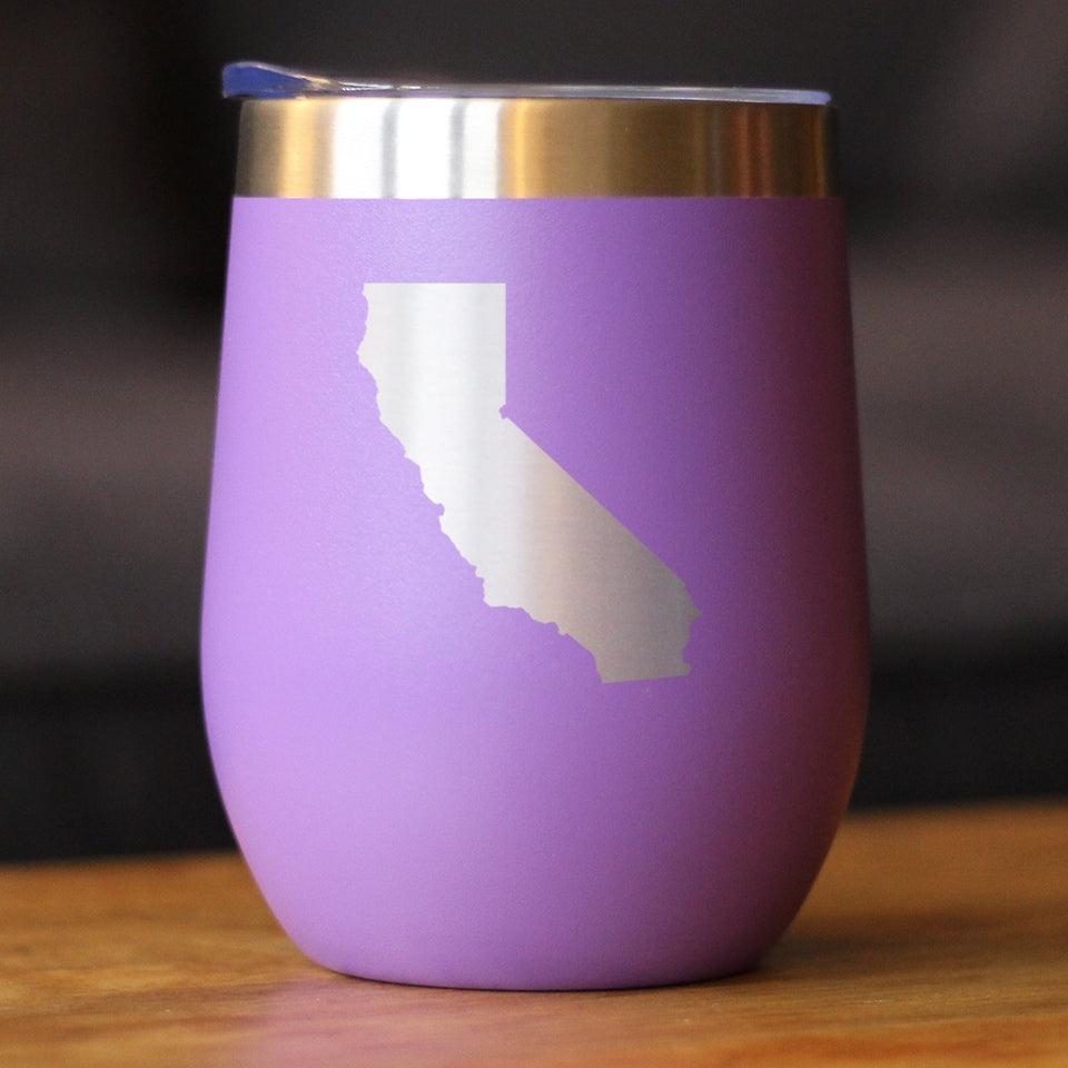 California State Outline Wine Tumbler (12 oz)