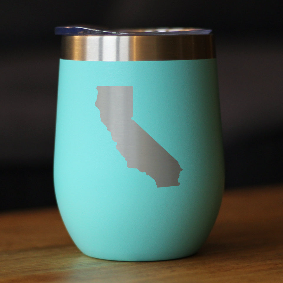 California State Outline Wine Tumbler (12 oz)