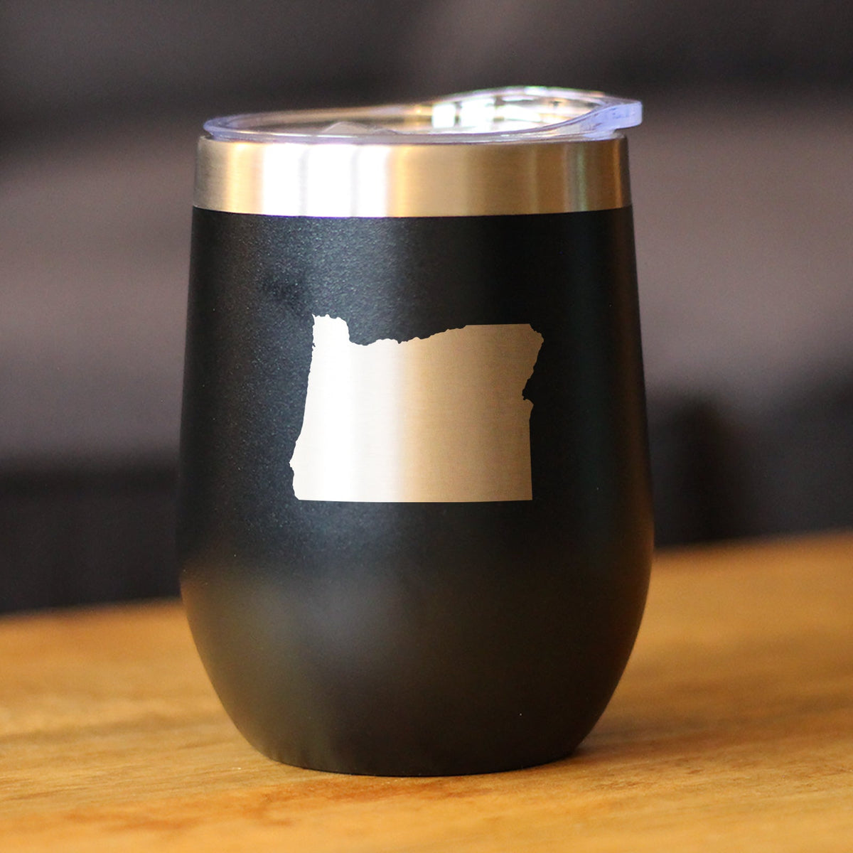 Oregon State Outline Wine Tumbler (12 oz)