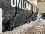 30" Custom Ski and Snowboard Cabin Coat Racks, hangers