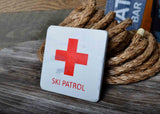 Ski Snowboard Drink Coasters and Holders