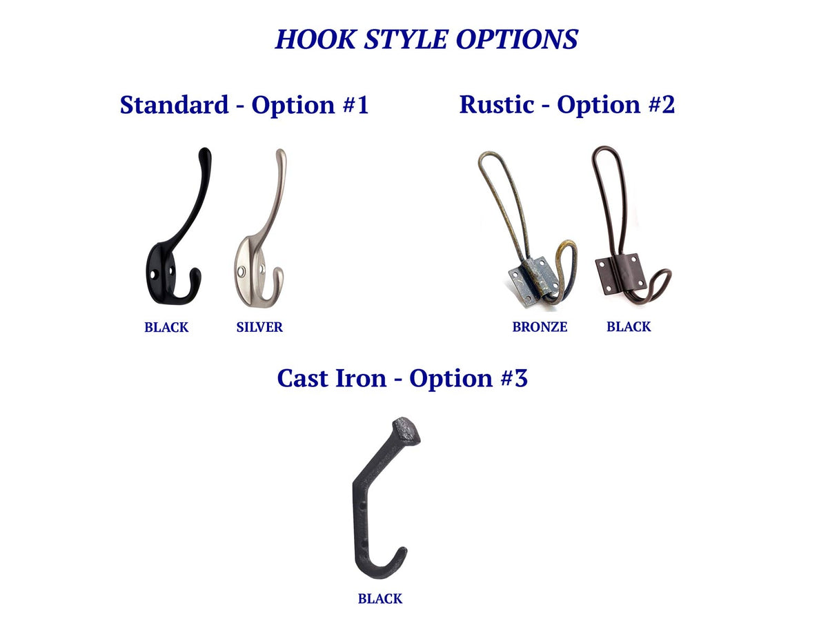 60" Custom Ski and Snowboard Cabin Coat Racks, hangers