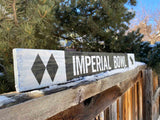 Personalized Ski and Snowboard Trail Signs, Mountain Cabin Decor