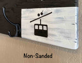 30" Custom Ski and Snowboard Cabin Coat Racks, hangers