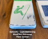 Personalized Ski and Snowboard Trail Signs, Mountain Cabin Decor