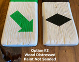 Personalized XL Ski and Snowboard Trail Signs, Mountain Cabin Decor