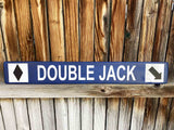 Personalized XL Ski and Snowboard Trail Signs, Mountain Cabin Decor