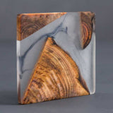 Cedar Wood Epoxy Drink Coasters