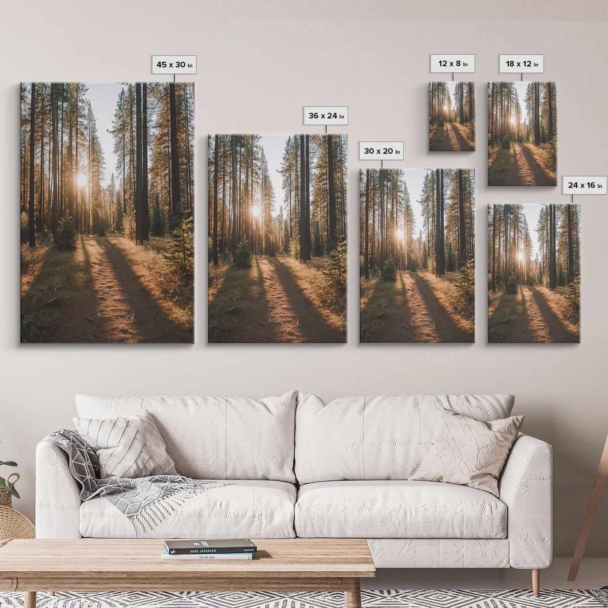 Autumn Woods Photography Canvas Print