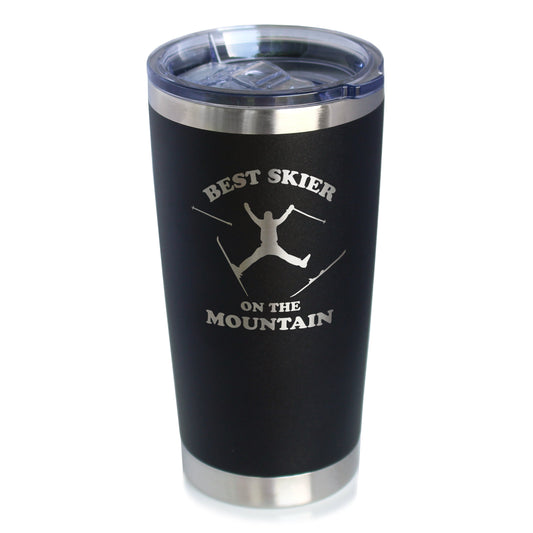 Best Skier On The Mountain Coffee Tumbler (20 oz)