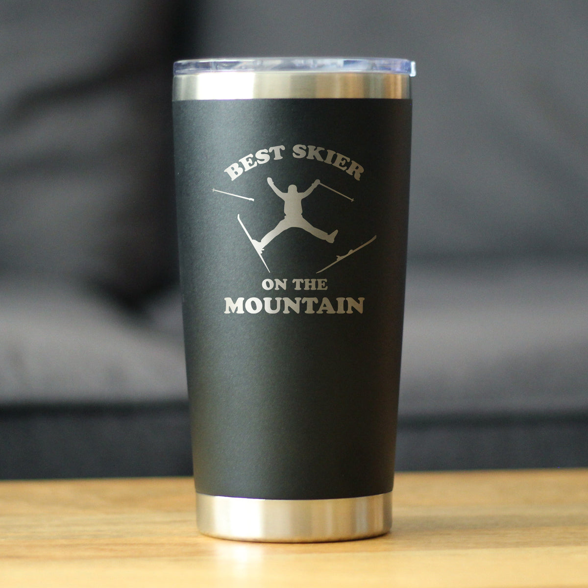 Best Skier On The Mountain Coffee Tumbler (20 oz)