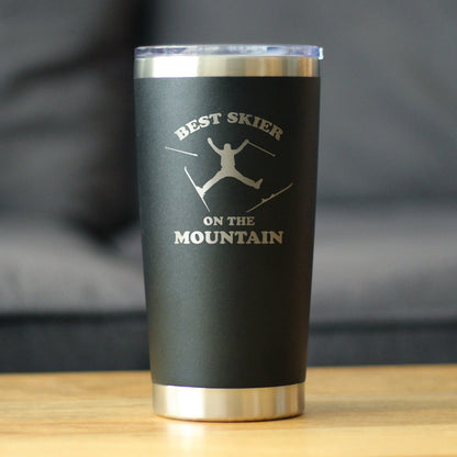 Best Skier On The Mountain Coffee Tumbler (20 oz)