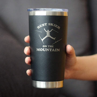 Best Skier On The Mountain Coffee Tumbler (20 oz)