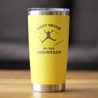 Best Skier On The Mountain Coffee Tumbler (20 oz)