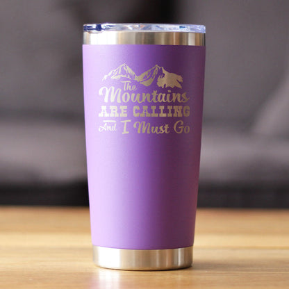 Mountains Are Calling Coffee Tumbler (20 oz)