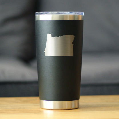 Oregon State Outline Coffee Tumbler (20 oz)