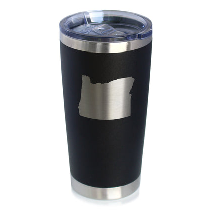 Oregon State Outline Coffee Tumbler (20 oz)