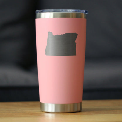 Oregon State Outline Coffee Tumbler (20 oz)