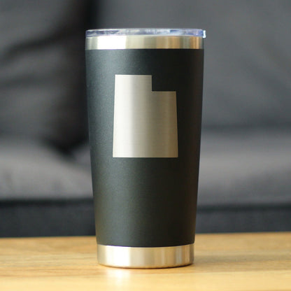 Utah State Outline Coffee Tumbler (20 oz)
