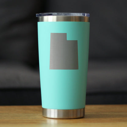 Utah State Outline Coffee Tumbler (20 oz)