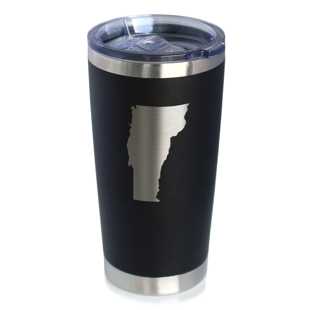 Vermont State Outline Coffee Tumbler (20 oz)