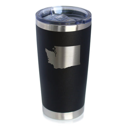 Washington State Outline Coffee Tumbler (20 oz)