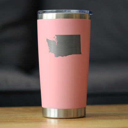 Washington State Outline Coffee Tumbler (20 oz)