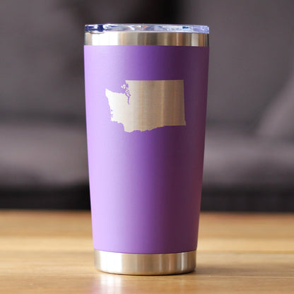 Washington State Outline Coffee Tumbler (20 oz)