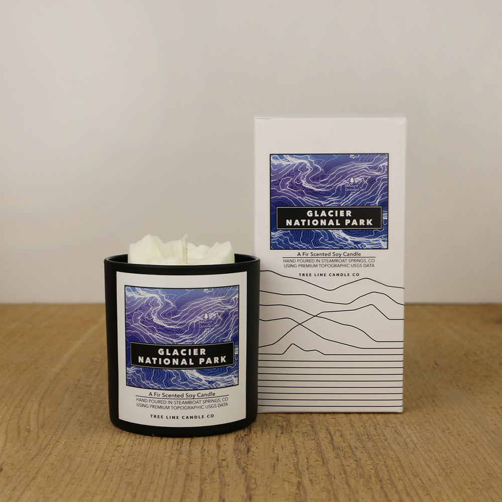Glacier National Park Candle