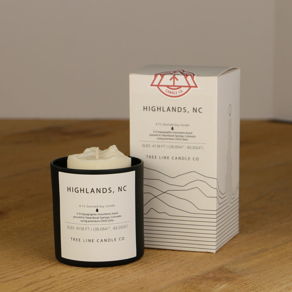 Highlands, NC Candle
