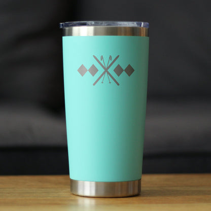 Double Black Diamond Coffee Tumbler (20 oz)
