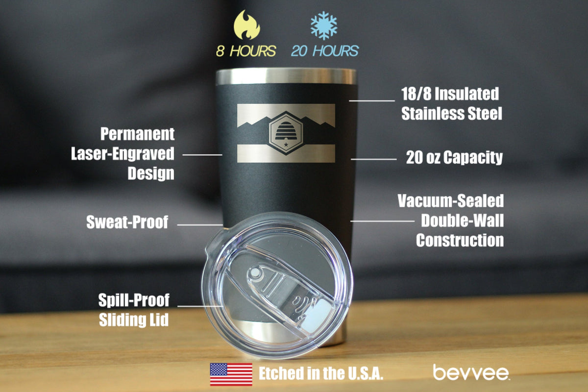 Utah Flag Coffee Tumbler (20 oz)