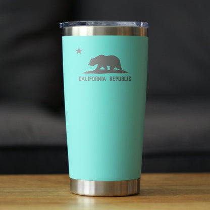 California Flag Coffee Tumbler (20 oz)